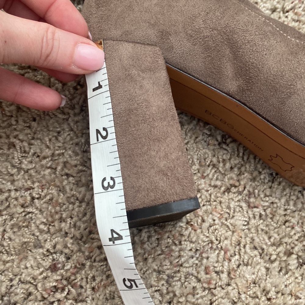 Worn Once Bcbg Generation Mocha Colored Soft Sued… - image 7